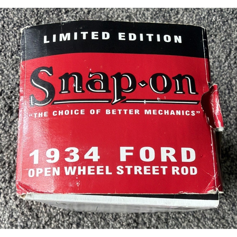SpecCast Snap-On Ford 1934 Open Wheel Street Rod, Collector Series, Diecast 1/25 - Picture 10 of 11
